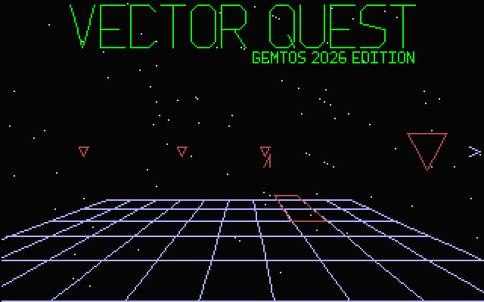 Vector Quest atari screenshot